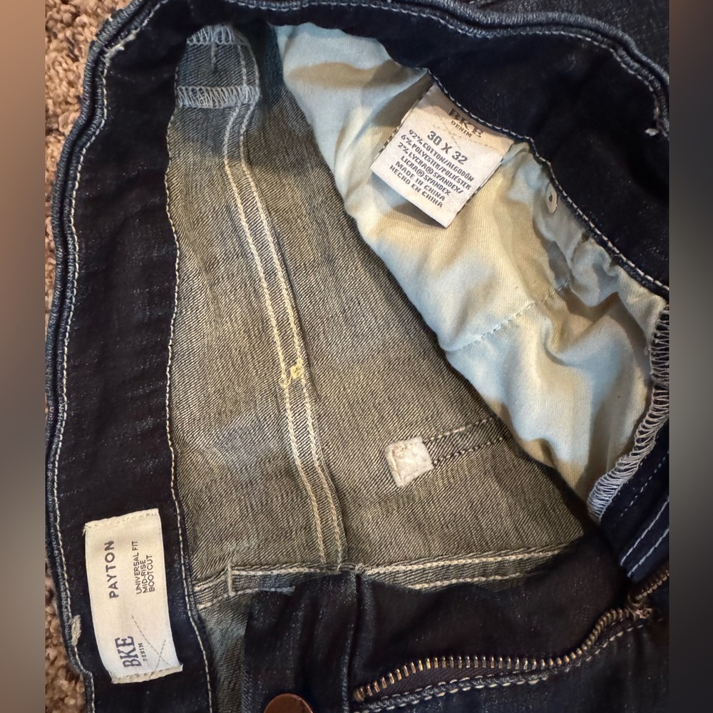 BKE Payton Dark Blue Jeans - Picture 2 of 3